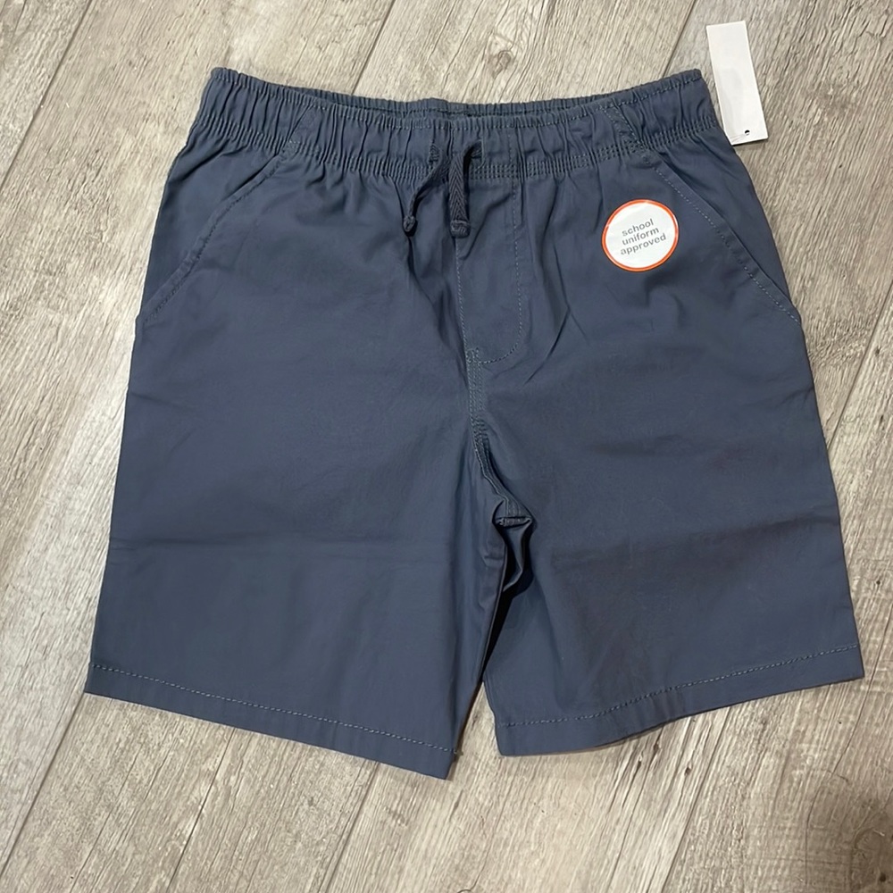 Gray school uniform shorts. New with tags